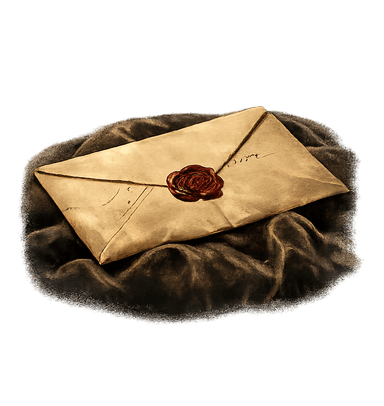 Wax-sealed invitation